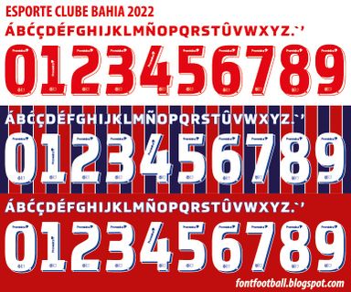 Font Vector Esporte Clube Bahia 2022 kit