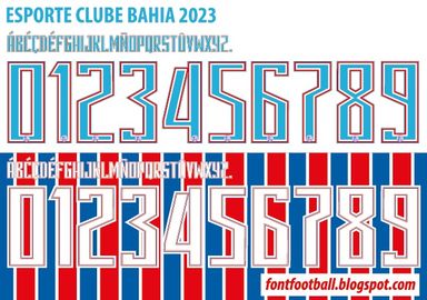 Font Vector Esporte Clube Bahia 2023 kit