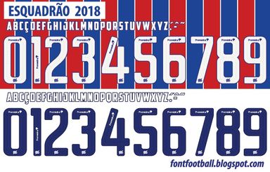 Font Vector Esquadrão 2018 kit
