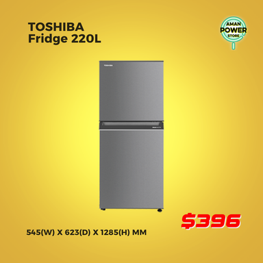 TOSHIBA FRIDGE 220L