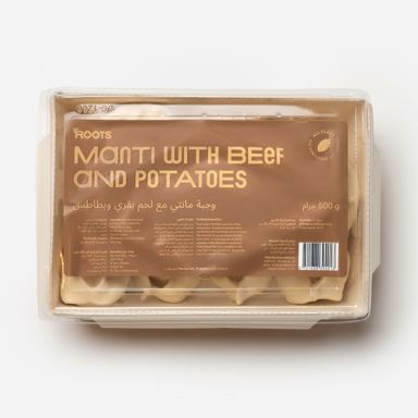 Roots Manti Beef & Potato Frozen 500g