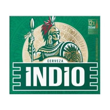 Cerveza Botella Obscura Indio 12.0 Pack
