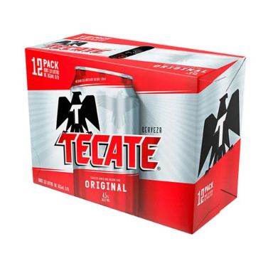 Cerveza Lata Regular Tecate 12.0 Pack