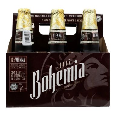 Cerveza Botella Obscura Bohemia 6.0 Pack