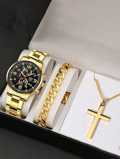 Ensemble de 3 montres à Quartz pour femmes, Bracelet-montre de luxe avec boucle magnétique, motif floral avec strass, pièces mode 2020