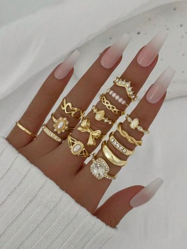 Skyrim – bague ouverte géométrique en acier inoxydable, couleur or, mode minimaliste, bijoux de fête de mariage, cadeau, vente en gros
