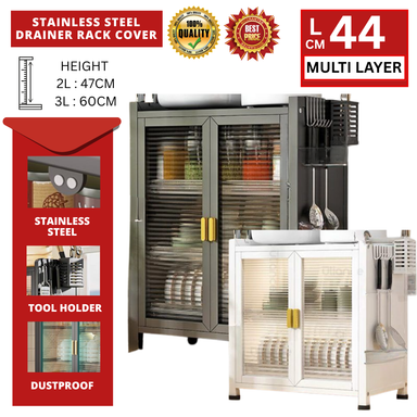 STAINLESS STEEL DRAINER RACK COVER (RAK BERTUTUP)