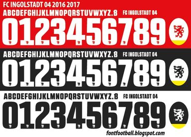 Font Vector FC Ingolstadt 04 2016 2017 kit