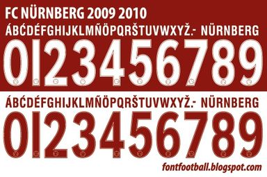 Font Vector Fc Nürnberg 2009 2010 kit