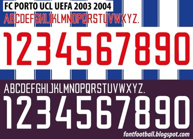 Font Vector FC Porto 2003 2004 kit