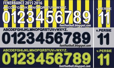 Font Vector Fenerbahce 2015 2016 kit