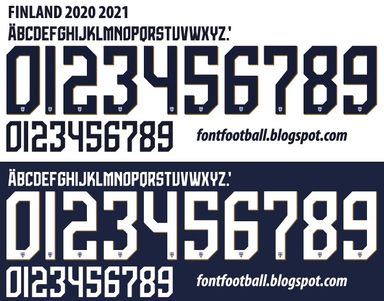 Font Vector Finland Euro 2020 2021 kit