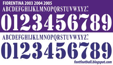 Font Vector Fiorentina 2003 2004 2005 2006 kit
