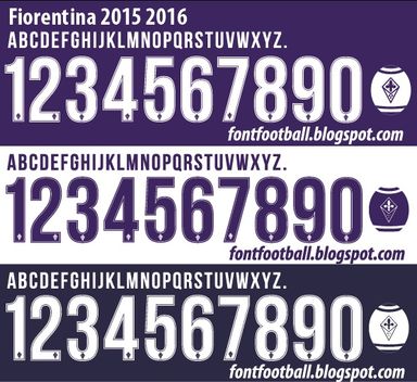 Font Vector Fiorentina 2015 2016 kit