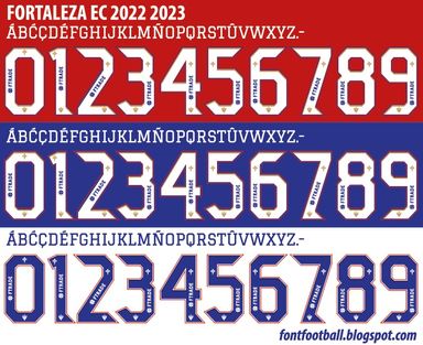 Font Vector Fortaleza 2022 2023 kit