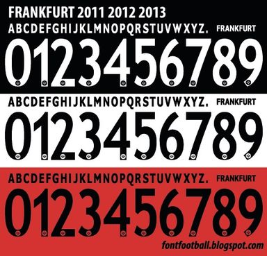 Font Vector Frankfurt 2011 2012 2013 kit