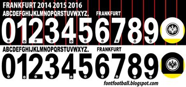Font Vector Frankfurt 2014 2015 2016 kit