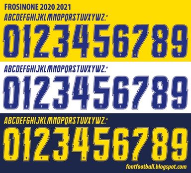 Font Vector Frosinone 2020 2021 kit