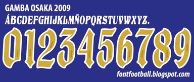Font Vector Gamba Osaka 2009 kit