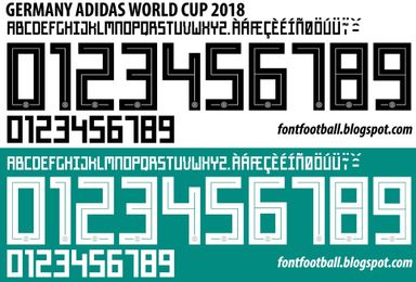 Font Vector Germany World Cup 2018 kit