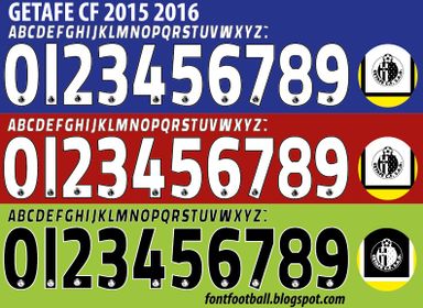 Font Vector Getafe 2015 2016 kit