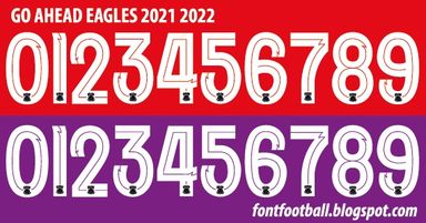 Font Vector Go Ahead Eagles 2021 2022 kit