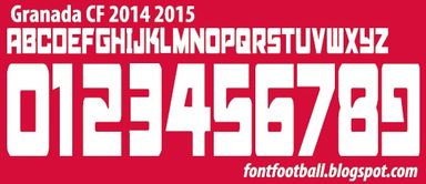 Font Vector Granada 2014 2015 kit