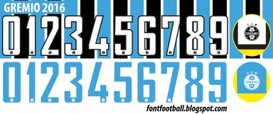 Font Vector Gremio FC 2016 kit