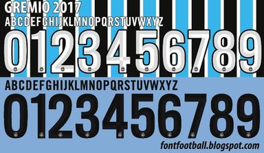 Font Vector Gremio FC 2017 kit