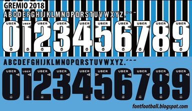 Font Vector Gremio FC 2018 kit