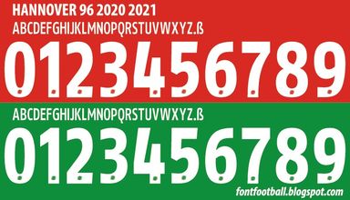 Font Vector Hannover 96 2020 2021 kit