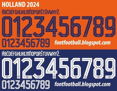 Font Vector Holland 2024 kit