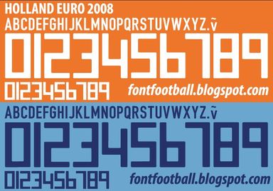 Font Vector Holland Euro 2008 kit