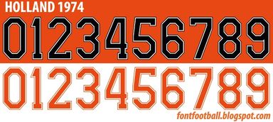 Font Vector Holland 1974 kit