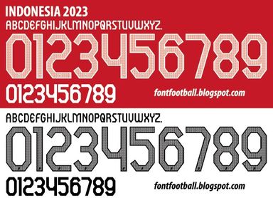 Font Vector Indonesia 2023 kit