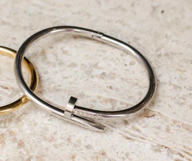 Brazalete Zakura Clavo Silver