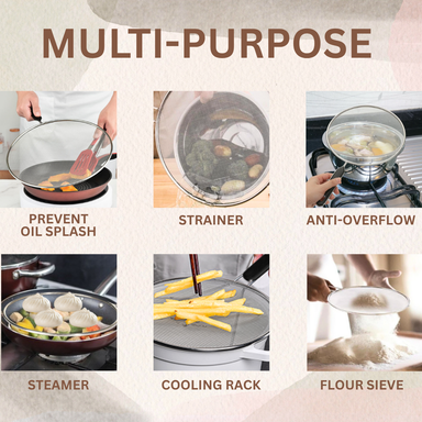33CM FRYING OIL SPLASH COVER