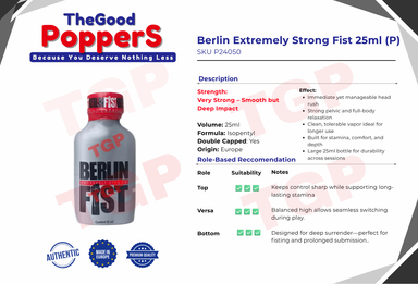 Berlin Extremely Strong Fist 25ml (P)