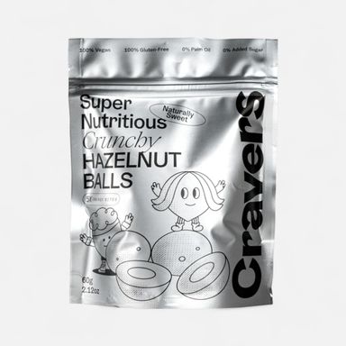 Cravers Crunchy Hazelnut Balls 60g