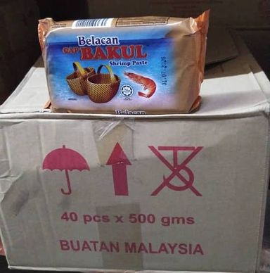 Belacan Cap Bakul 500gx40