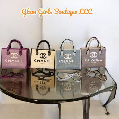 Chanel Handbags - Blue, White, Gray or Purple