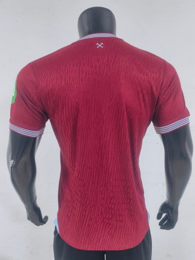West Ham 2025/26 Home Shirt (Claret / White / Sky blue)