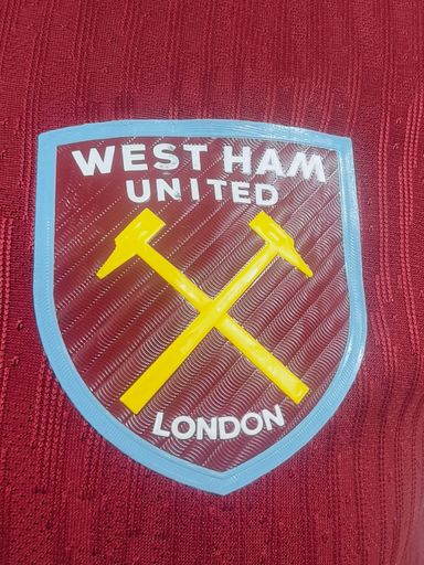 West Ham 2025/26 Home Shirt (Claret / White / Sky blue)