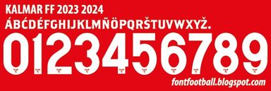 Font Vector Kalmar FF 2023 2024 kit