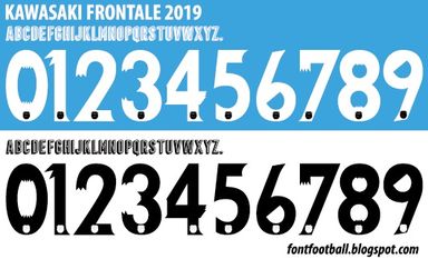 Font Vector Kawasaki Frontale 2019 kit