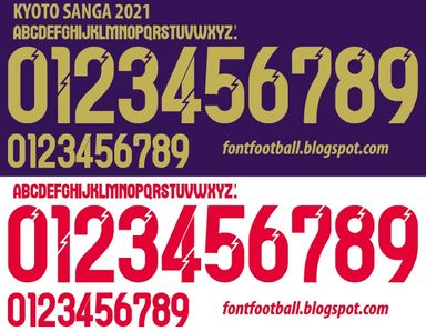 Font Vector Kyoto Sanga 2021 kit