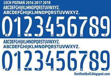 Font Vector Lech Poznan 2017 2018 kit