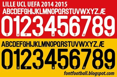 Font Vector LOSC Lille UCL 2014 2015 kit