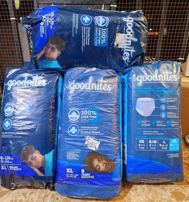 Huggies Goodnites pull-ups for big boys