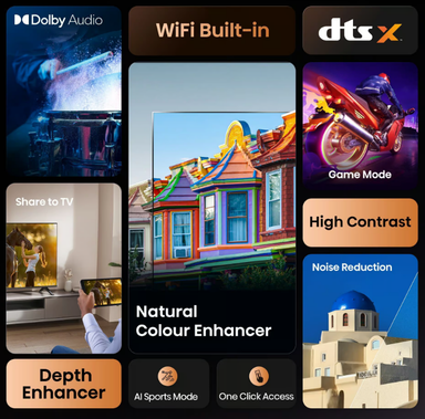 Hisense 43" QLED 4K Smart TV  